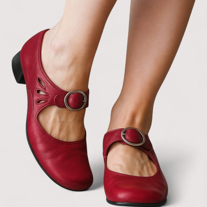 Carmen™ | Tacones ortopédicos de piel con una suela cómoda.