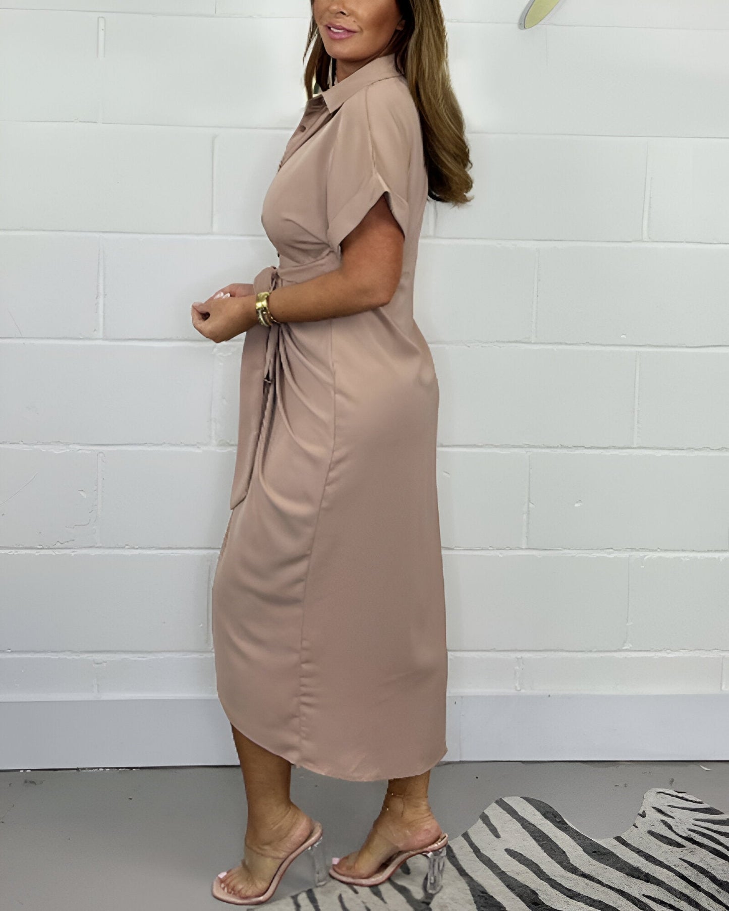 Amanda™ | Vestido elegante con pliegues