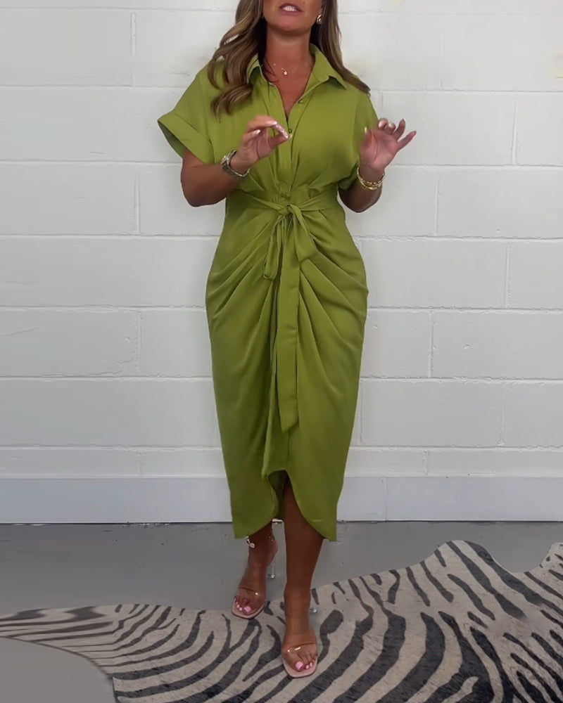 Amanda™ | Vestido elegante con pliegues