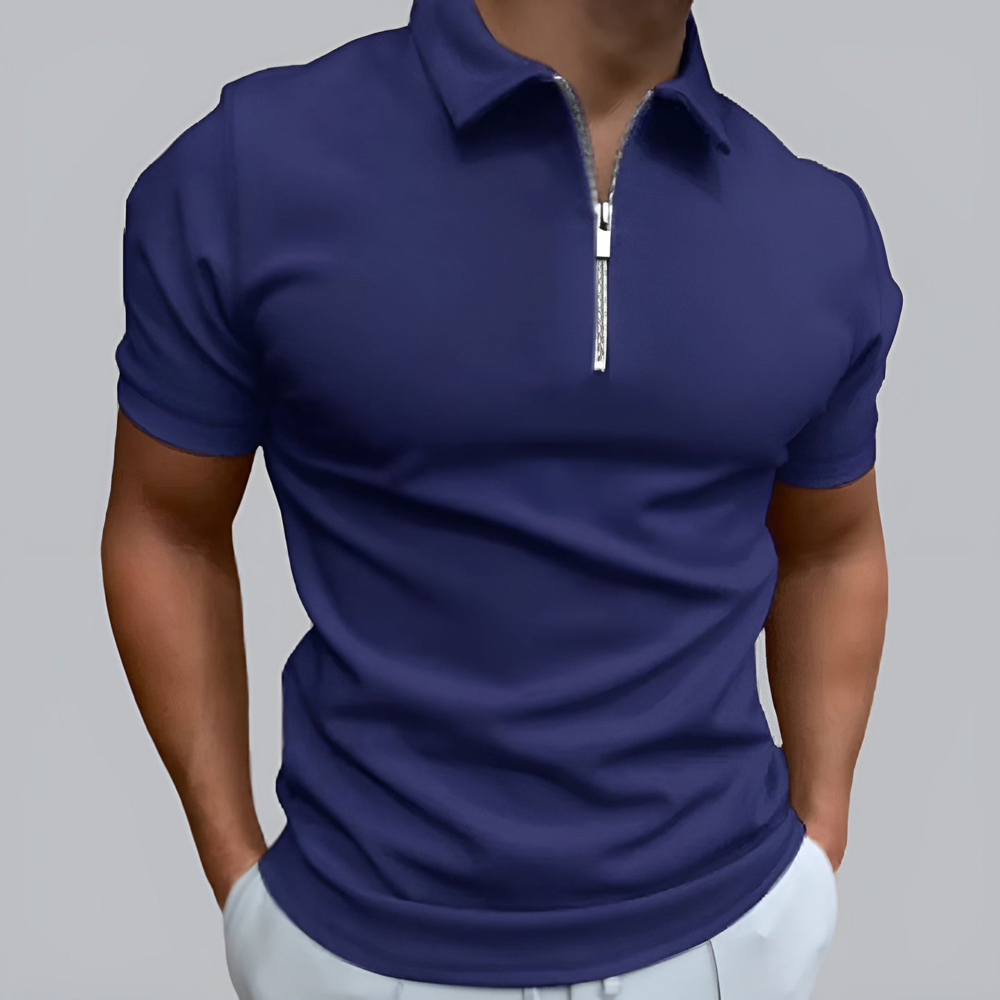 Jonathan™ | Polo clásico con cremallera