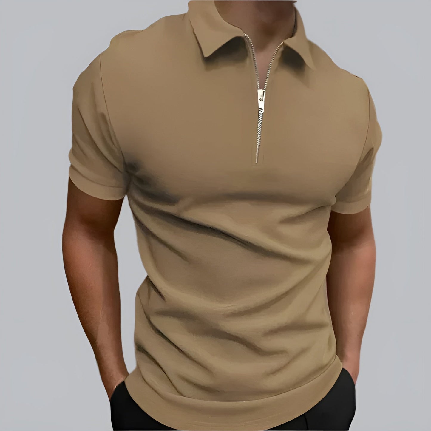 Jonathan™ | Polo clásico con cremallera