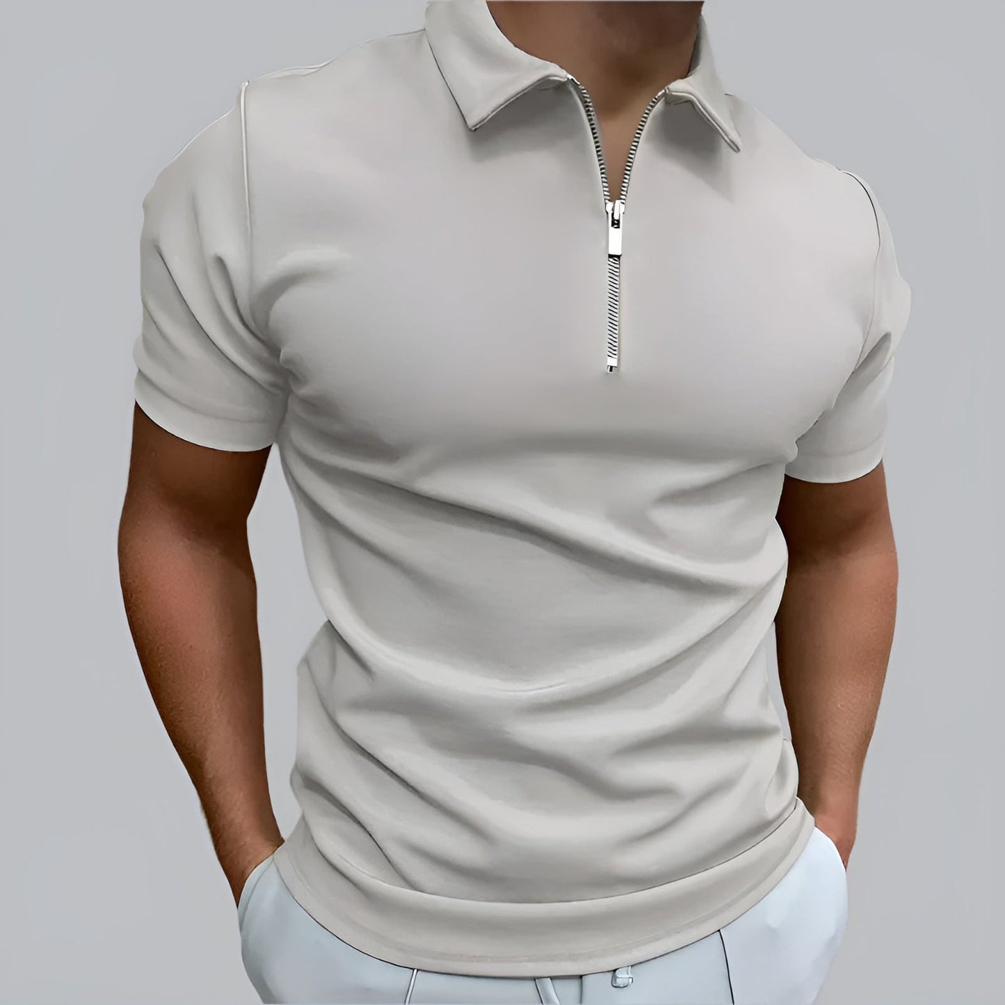 Jonathan™ | Polo clásico con cremallera